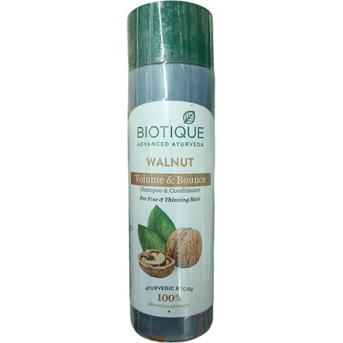 Biotique Advanced Ayurveda Walnut Shampoo & Conditioner bc