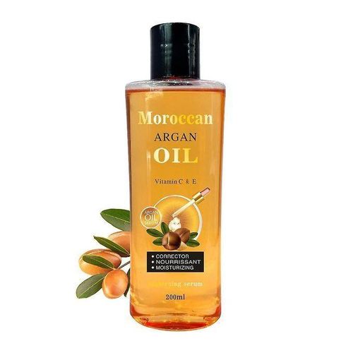 Moroccan Argan Oil 100% Pure Oil Correct Moisturize Brightening Serum Moroccan Argan Oil- 200ML