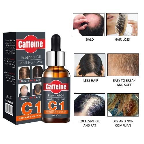 Caffeine Hair Growth Serum-Essential Oils For Hair Loss,Baldness &scalp