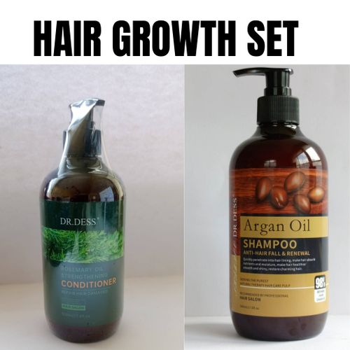 Rosemary Oil Strengthening Conditioner And Argan Oil Anti-Hair Fall & Renewal Shampoo Set