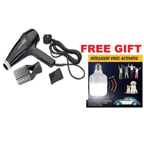 Ceriotti Super GEK 3000 Blow Dry Hair Dryer + FREE Voice Or Clap Activated Bulb
