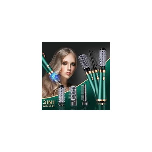 Shinon 3in1 Multifunctional Hot Air Comb Hair Styler with Round Brush, Flat Comb & Concentrator