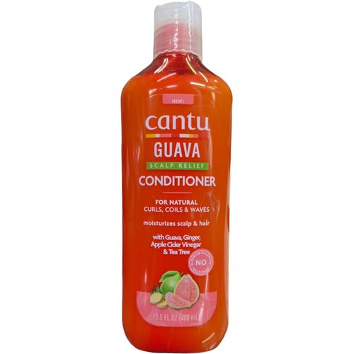 Cantu Guava Scalp Relief Conditioner For Natural Curls, Coils & Waves Helps Moisturize Scalp & Hair bc