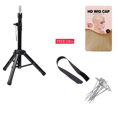 Wig Making Heavy Duty Tripod Stand + Free Gifts