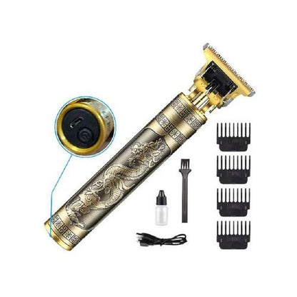Vintage T9 Professional Hair Trimmer Clipper RECHARGABLE Guide Combs