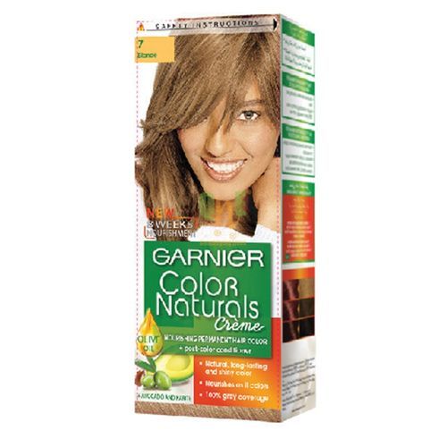 Garnier Color Naturals Fr/gb/ar 7 Bl (Blond) Nourishing Permanent Color With 20% Nourishing Conditioner – 110ml