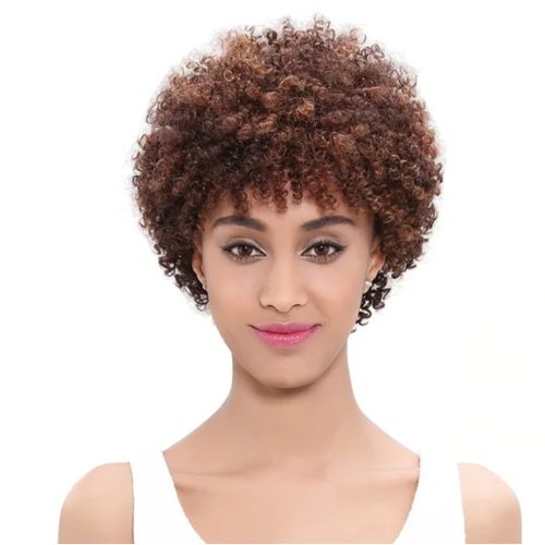 Afro Kinky Natural Brown Wig + FREE Gift Inside!!!