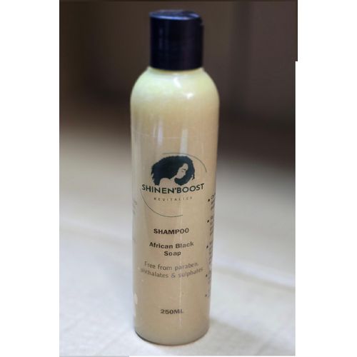 SHINEN'BOOST Revitalize Shampoo from African Black Soap(Free from sulphates & paraben)- 250ml