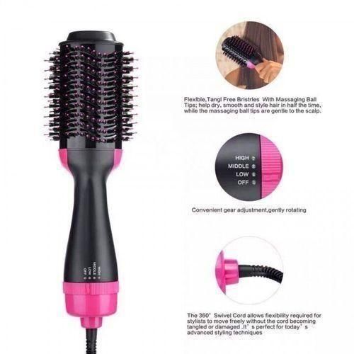 Electric Blow Dryer With Comb Hair Brush, Roller, Styler, for Frizz Free Hair.