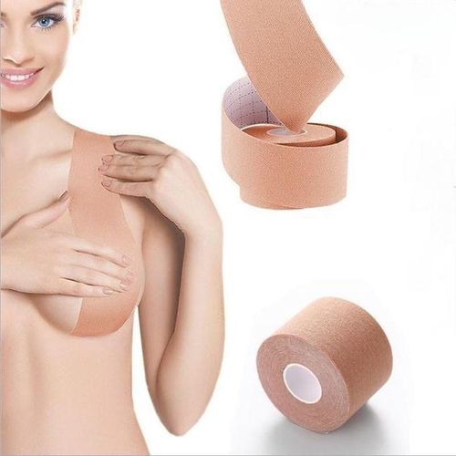 Stretchable Tape 5cm*5m Breast Lift Tape Women's Medical Grade BoobTape Push Up Bra Tape