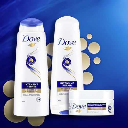 Dove Nutritive Solutions Intensive Repair Shampoo for Progressive Nourishment, Strengthens and Revives Damaged Hair-400ml.