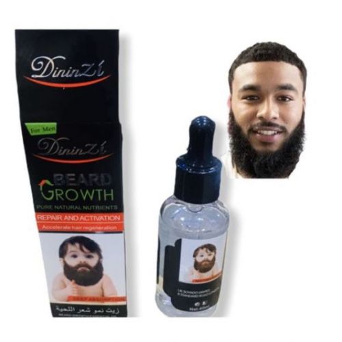 Dininzi Beard Oil, Moustache&Body Hair Fast Growth Oil30ml,VeryEffective