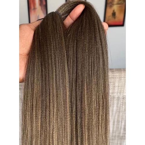 3 Pack Ash Brown Tangle Free Luxurious Colorful Braids
