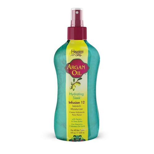 Hawaiian Silky Argan oil Hydrating Sleek Infusion 12 Leave-In Moisturizer
