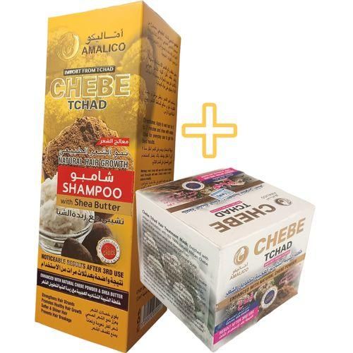 AMALICO Chebe Tchad Hair GROWTH SHAMPOO + HAIR MASK ,