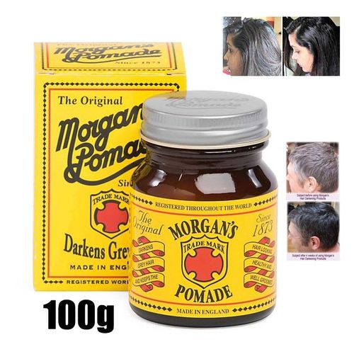 Morgan'S Hair Darkening Pomade 100g - Permanently Darkens Grey Hair