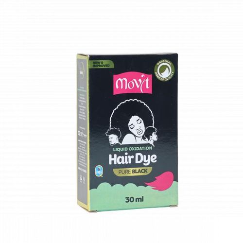 Movit Hair Dye 30ml - Dependable Unisex Formula Safe for Natural, Permed & Relaxed Hair with Conditioning Benefits