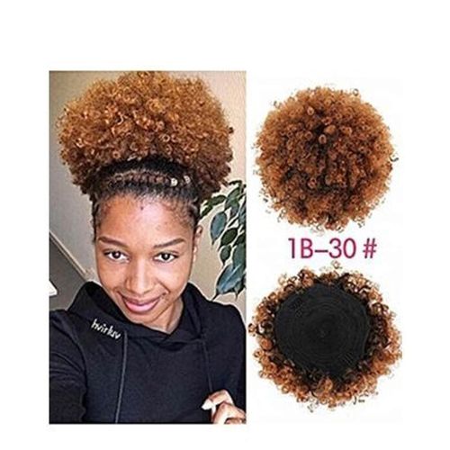 Afro Puff Hair Extension Gold Colour #27 + FREE gift Inside!!!