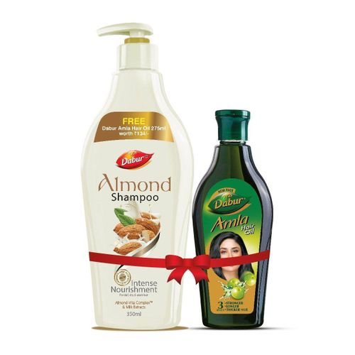 Dabur Almond intense repair Shampoo + Free Amla Hair Oil