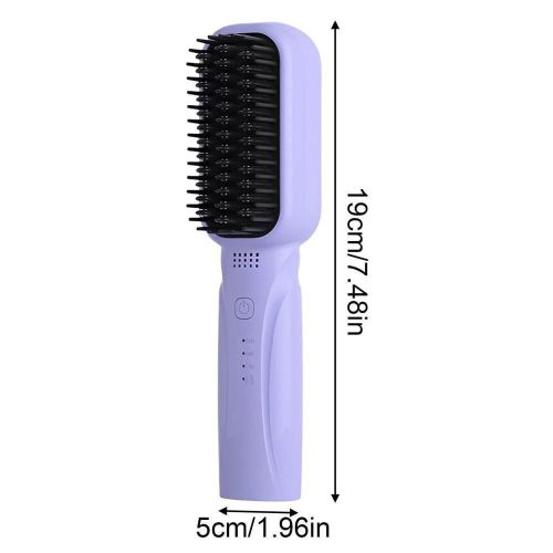 Cordless Ionic Hot Comb – Fast Heating, Anti-Scald & Lightweight for Perfect Hair Anywhere