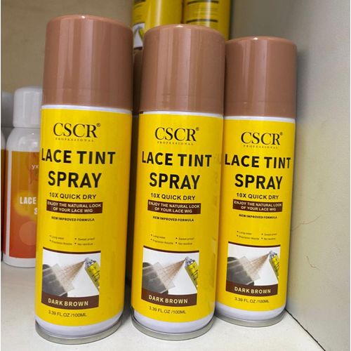 Natural Lace wig Lace tint spray CSRC Dark brown spray