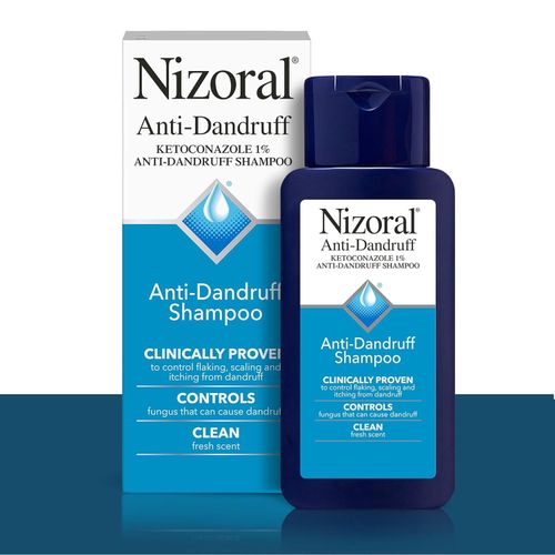 Nizoral Anti-Dandruff Shampoo With 1% Ketoconazole, Fresh Scent-200ml With A FREE Silicone Massager Shampoo Brush.
