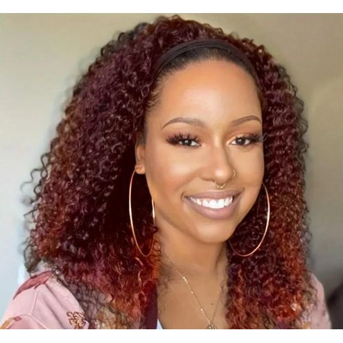 Deep Curly BUG 1/900 Women Headband Wig + Free gift Inside!!!