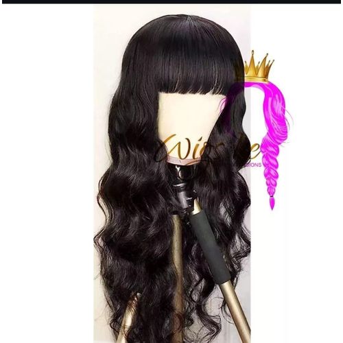 Fashion And Style Long wavy wig with frontal hair