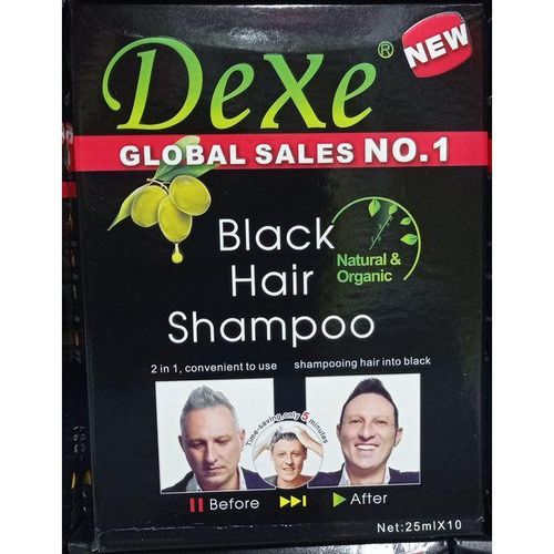 Dexe BLACK HAIR SHAMPOO 25ml X 10pcs