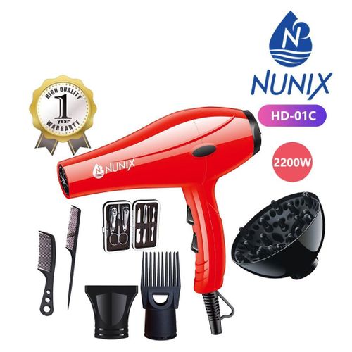 Nunix 2200W professional blow dry hair dryer