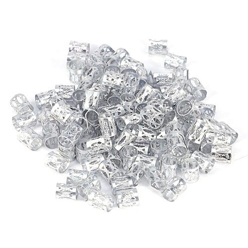Braid Rings - Silver 100 pieces