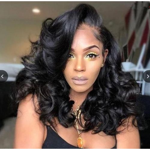 Spiral Short-Wave Bob Wig