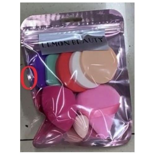 LEMON BEAUTY Makeup Sponge & Puff Set