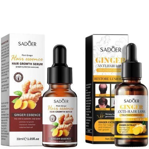 SADOER Ginger Hair Growth And Anti-Hair Loss Serums 2pcs