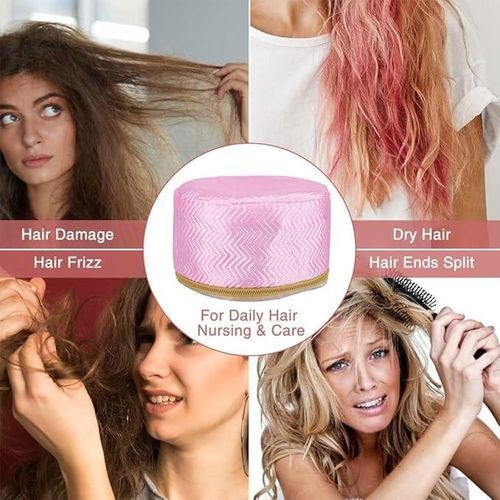 Electric Hair Thermal Treatment Steamer Spa Hair Care Cap-Deep hair conditioning hair cap
