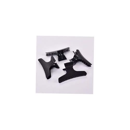 black hair clip - 4 pcs