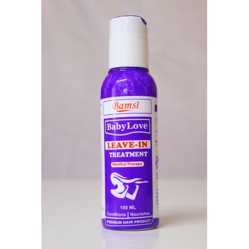 Bamsi Baby Love Leave-in Treatment Menthol Therapy Conditions, Nourishes