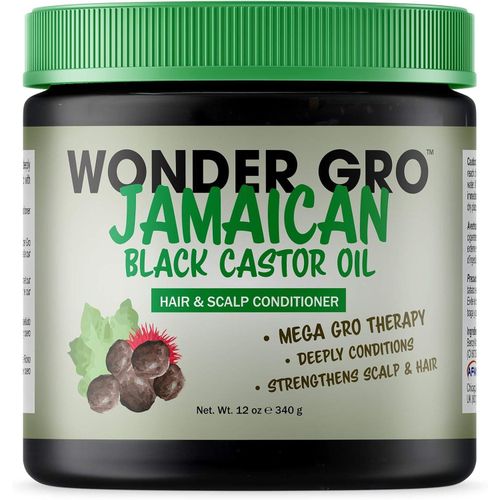 Wonder Gro JAMAICAN BLACK CASTOR OIL Hair & Scalp Conditioner Deeply Conditions And Leaves Hair Replenished