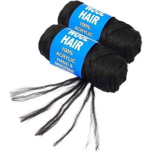 Brazilian Hair wool 2pcs black