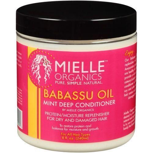 Mielle Organics Babassu & Mint Deep Conditioner With Protein, Moisturizing & Conditioning Deep Treatment,