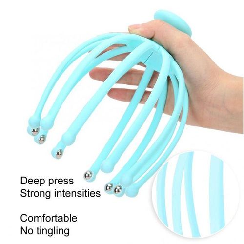 Scalp Repair Head Massage 12-Claw Scalp Massager Steel Ball