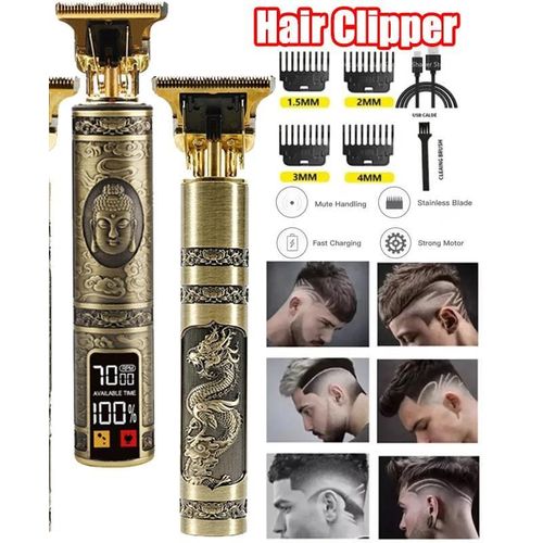 Professional Hair Clipper With Digital Display, Perfect Barber Hair Clipper, Hair Clipper, Cordless Hair Trimmer