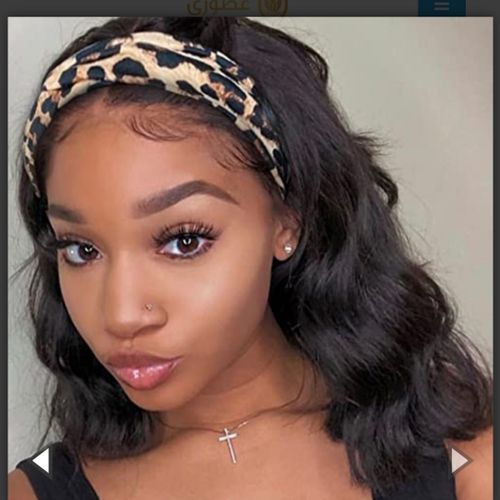 Short Wavy Headband Wig +Free Gift Inside!