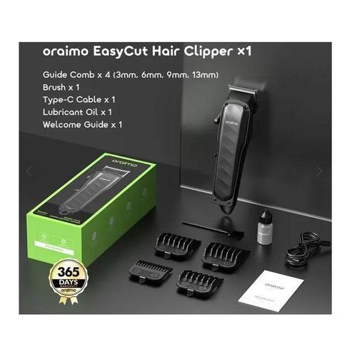 Oraimo EasyCut Super Powerful Adjustable Hair Clipper, Black