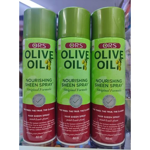 Olive Oil hair sheen spray
