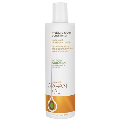 One 'N Only Argan Oil Moisture Repair Conditioner, Helps Detangle and Smooth Damaged Hair Cuticle to Improve Structure, Improves Shine and Manageability