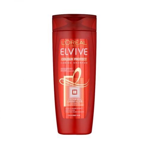 L'Oréal Elvive Colour Protect (UV Filter)Caring Shampoo, Intense Colour Up to 40 washes, Suitable for Colored or Highligted Hair - 200ml