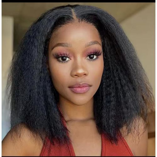 Fashion Classic Kinky closure Semi human wig