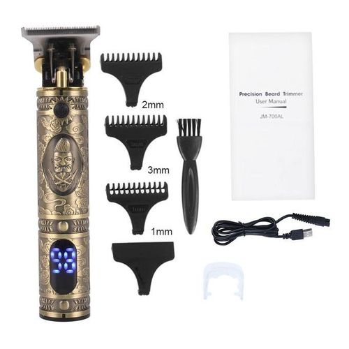 Vintage Lcd T9 Bald Head Electric Hair Clipper Rec