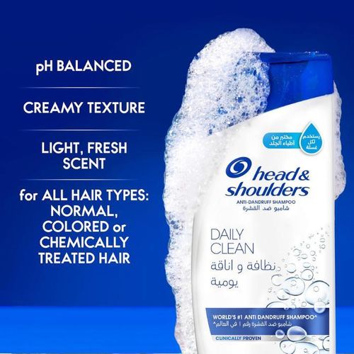 Head & Shoulders Daily Clean 400ml - Anti-Dandruff Shampoo, for All Hair Types